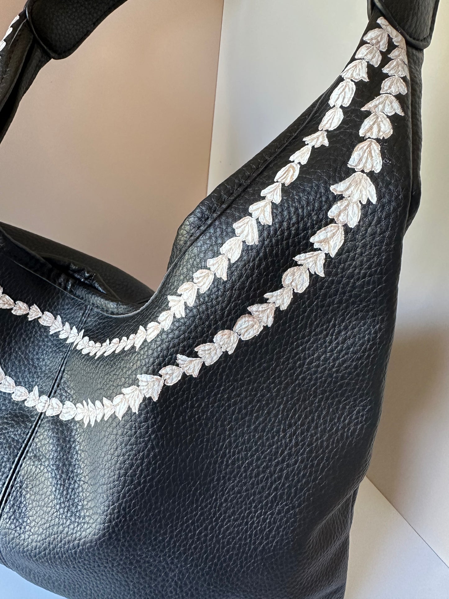 Pikake Slouchy Shoulder Bag & Matching Pouch