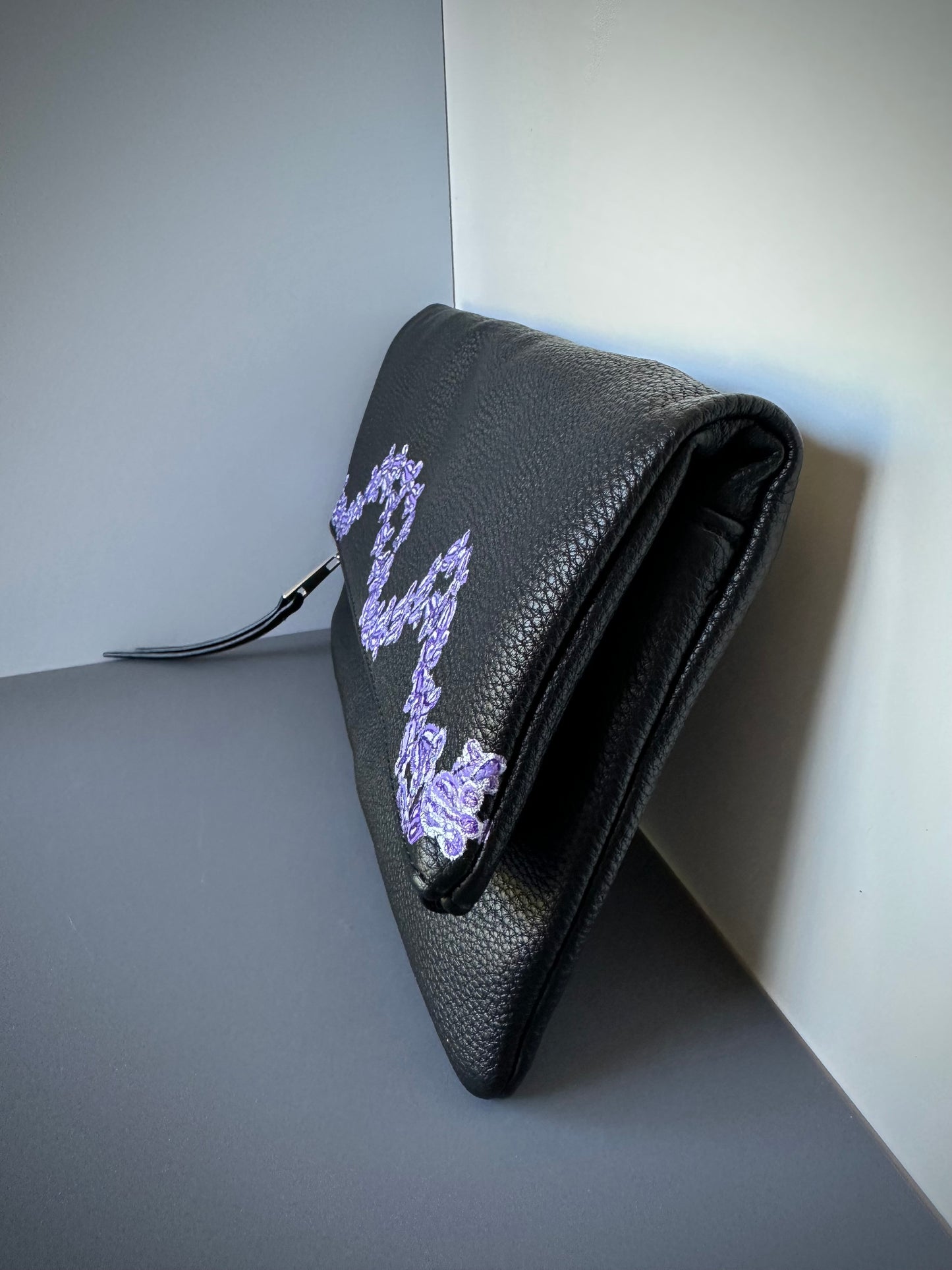 Crown Flower Fold-over Clutch