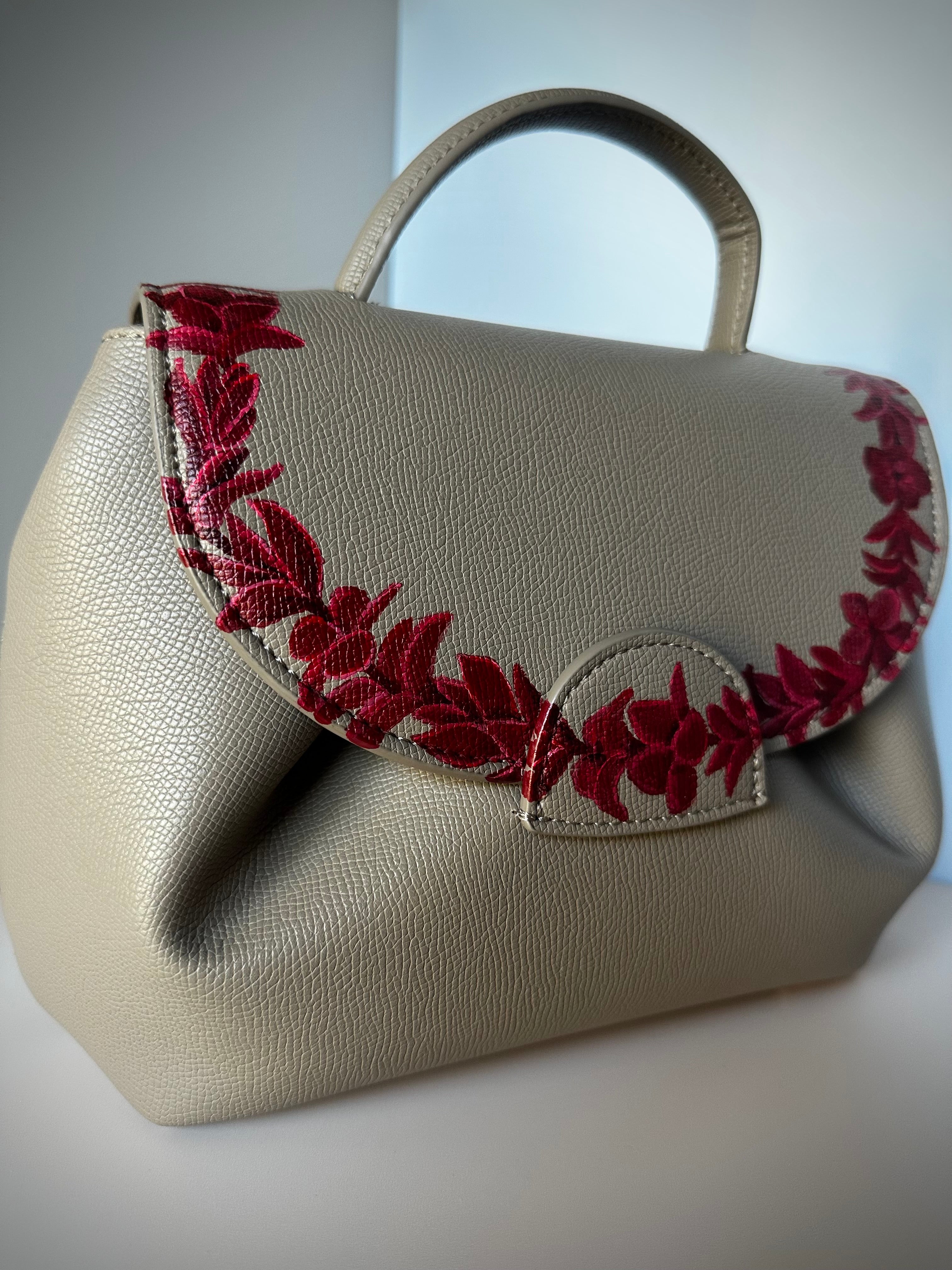 Plumeria Top-Handle Satchel – momo kim atelier