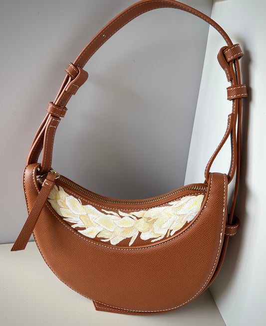 Ginger Crescent Equestrian Bag